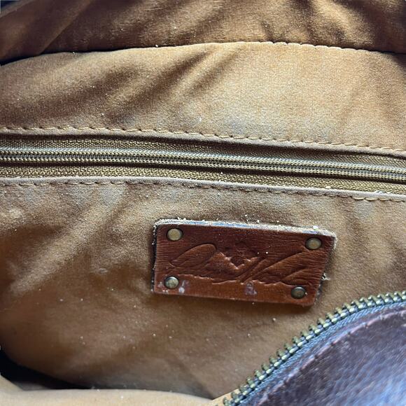 Patricia Nash Tooled Purse Napa Etched Floral Collection Peruvian Tooling Tan - Picture 8 of 15